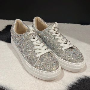 Betsy Johnson Jeweled Sneakers